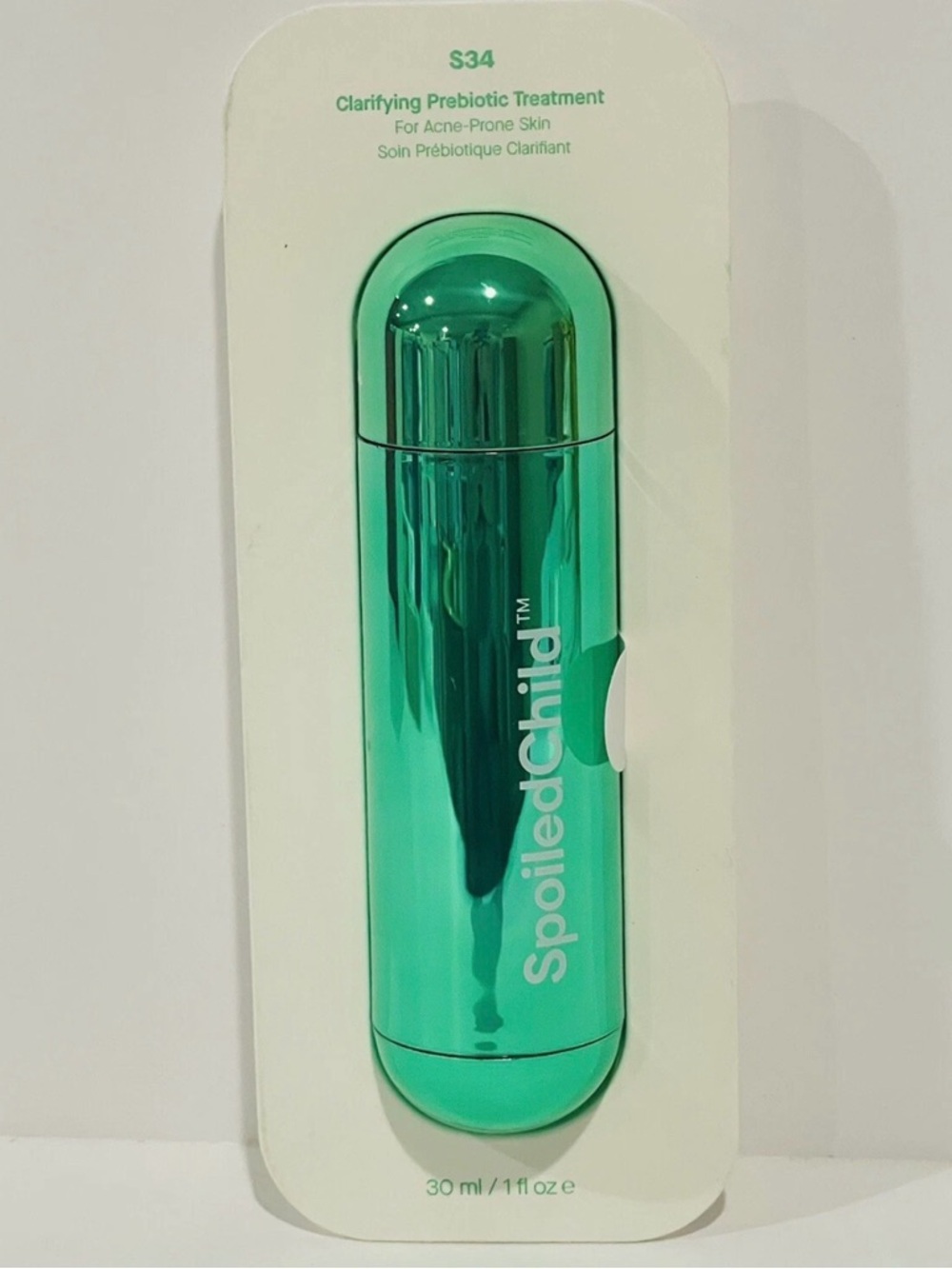 SpoiledChild S34 Clarifying Prebiotic Treatment for Acne Prone Skin  1 Fl Oz
